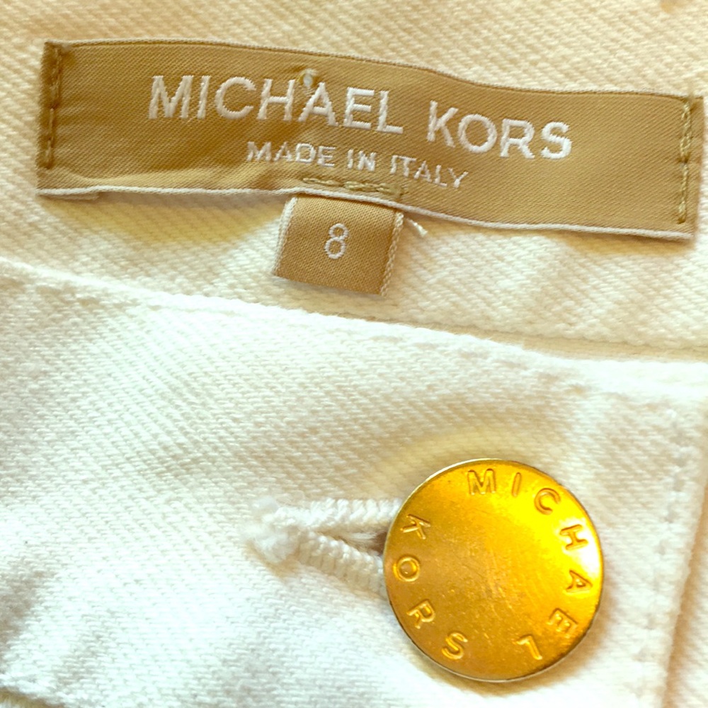 MICHAEL KORS , WHITE JEANS size 8